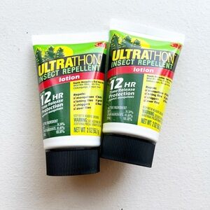 X2  3M Ultrathon Insect Repellent Lotion 12 HR Time Release Protection 2oz